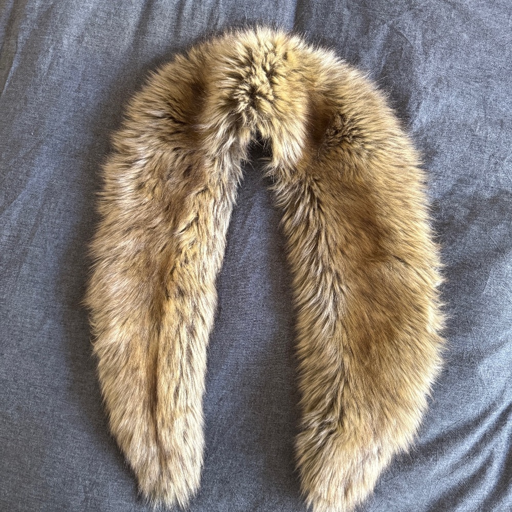 Faux Fur Detachable Collar